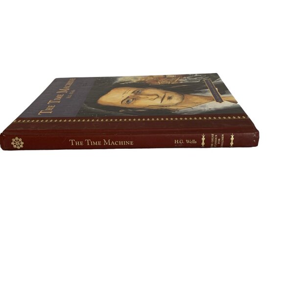 The Time Machine Book H.G. Wells Hardcover Illustrated Excellent - Picture 6 of 10